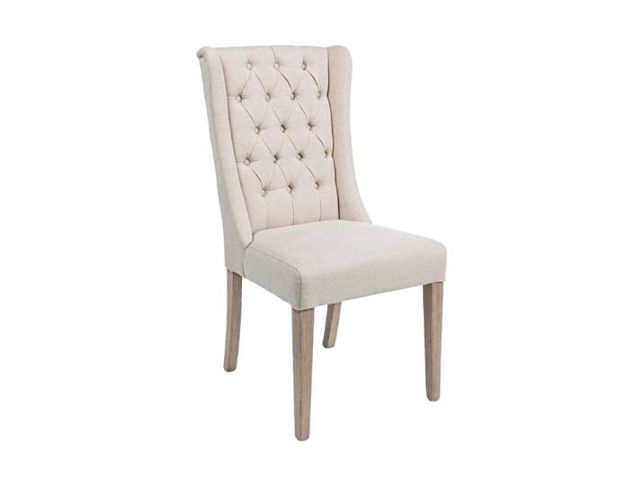 Eleganter Esszimmerstuhl „Columbia“ Eiche Beige Bizzotto
