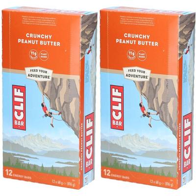 Clif Bar, Crunchy Peanut Butter, Riegel 12x68g 2x 2x12x68 g