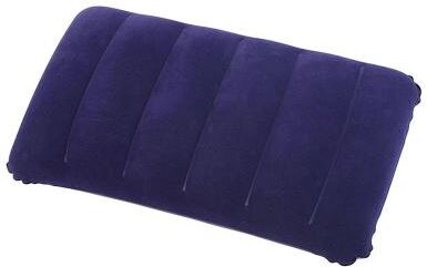 Uplifted Goods Inflatable Travel Neck Pillow With Detachable Cover For Camping Business Trips dark Blue