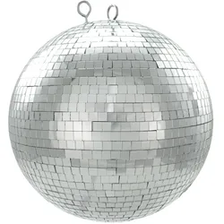 SATISFIRE Spiegelkugel 30cm silber Safety Discokugel Mirrorball party Disko Deko