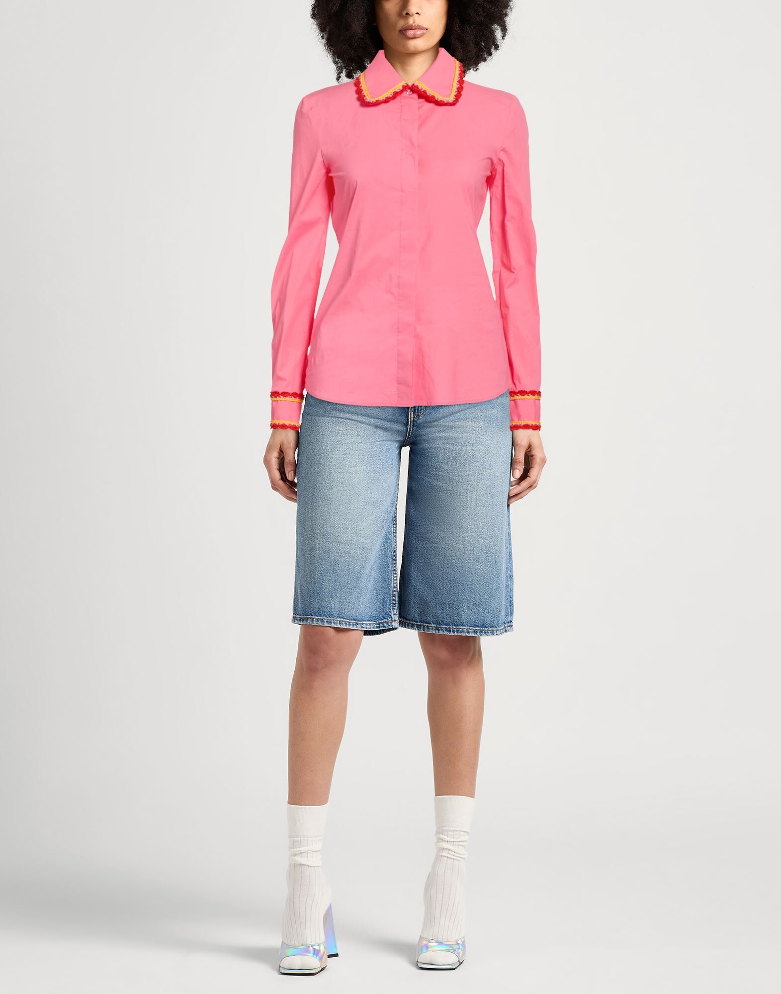 Moschino Camisa Mujer Salmón 34,38,40,42 Mujer