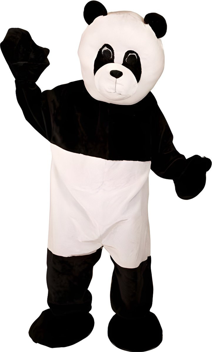 Pluche Panda Kostuum voor Grootte Big