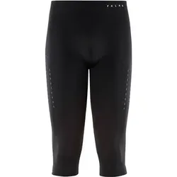 FALKE Impulse Running Herren 3/4 Tights, Größe 2 in Schwarz Schwarz
