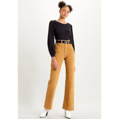 Ledergürtel LEVI'S "ATHENA", Damen, Gr. 75, schwarz, Rindsleder, Gürtel Ledergürtel