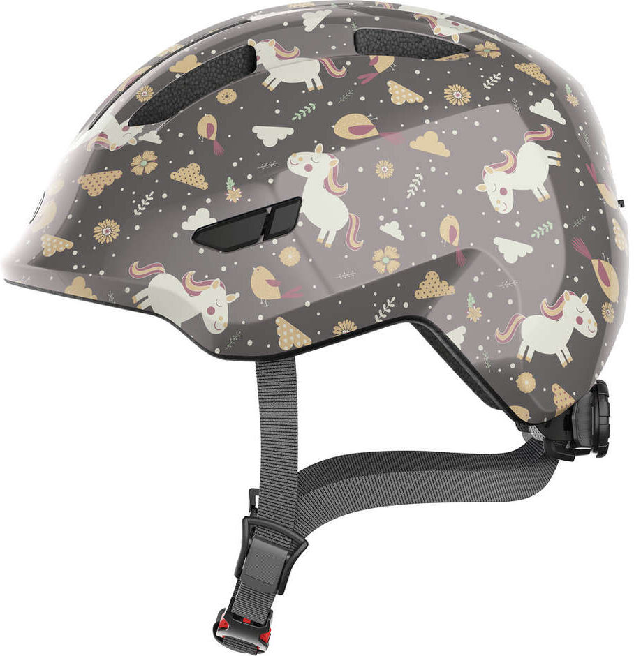 Casco Bici Abus Bambino SMILEY 3.0 Grey Horse taglia S