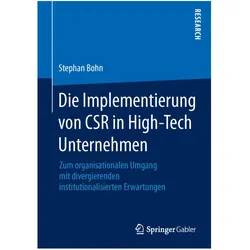 Die Implementierung von CSR in High-Tech Unternehmen, Fachbücher von Stephan Bohn