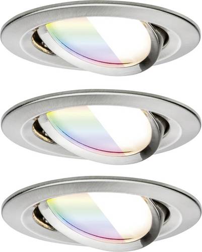 Paulmann 92434 LED-Deckenleuchte, LED-Einbauleuchte 6W Eisen (gebürstet)