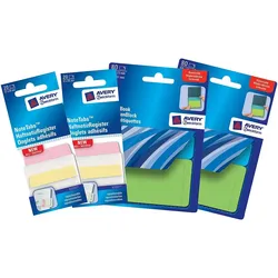 Avery Zweckform Vorteilspack Haftnotizen + Index-Tabs (2x8350 + 2x8318)