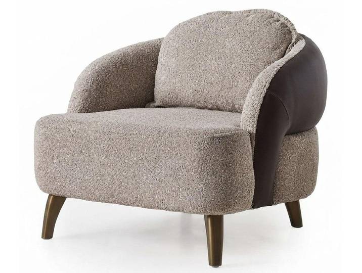 JVmoebel Relaxsessel Sessel Moderner Stil Grau Luxuriöse Bequem Stilvoll Minimalistisch (1-St., 1-tlg)