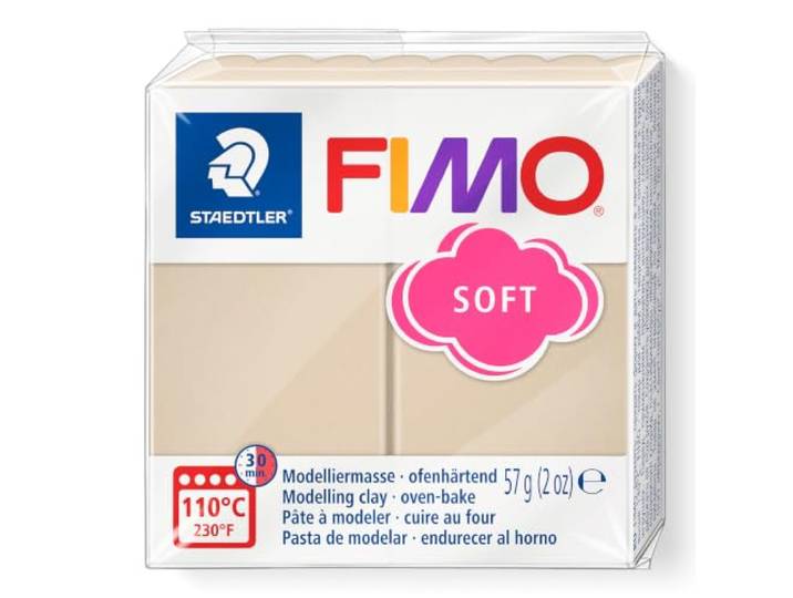 STAEDTLER FIMO soft 8020 Boetseerklei – sahara, 57 g