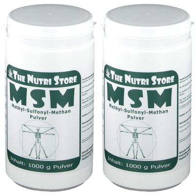 MSM 100% rein Pulver 2x 2x1000 g