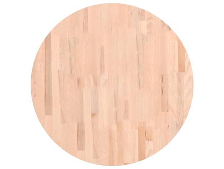 vidaXL Tischplatte Ø70x2,5 cm Rund Massivholz Buche
