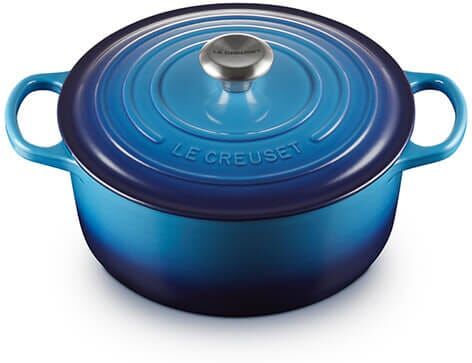 Le Creuset Signature Azure Cast Iron 26cm Round Casserole
