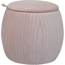 möbel direkt online Sitzhocker mit Stauraum Anna rosa