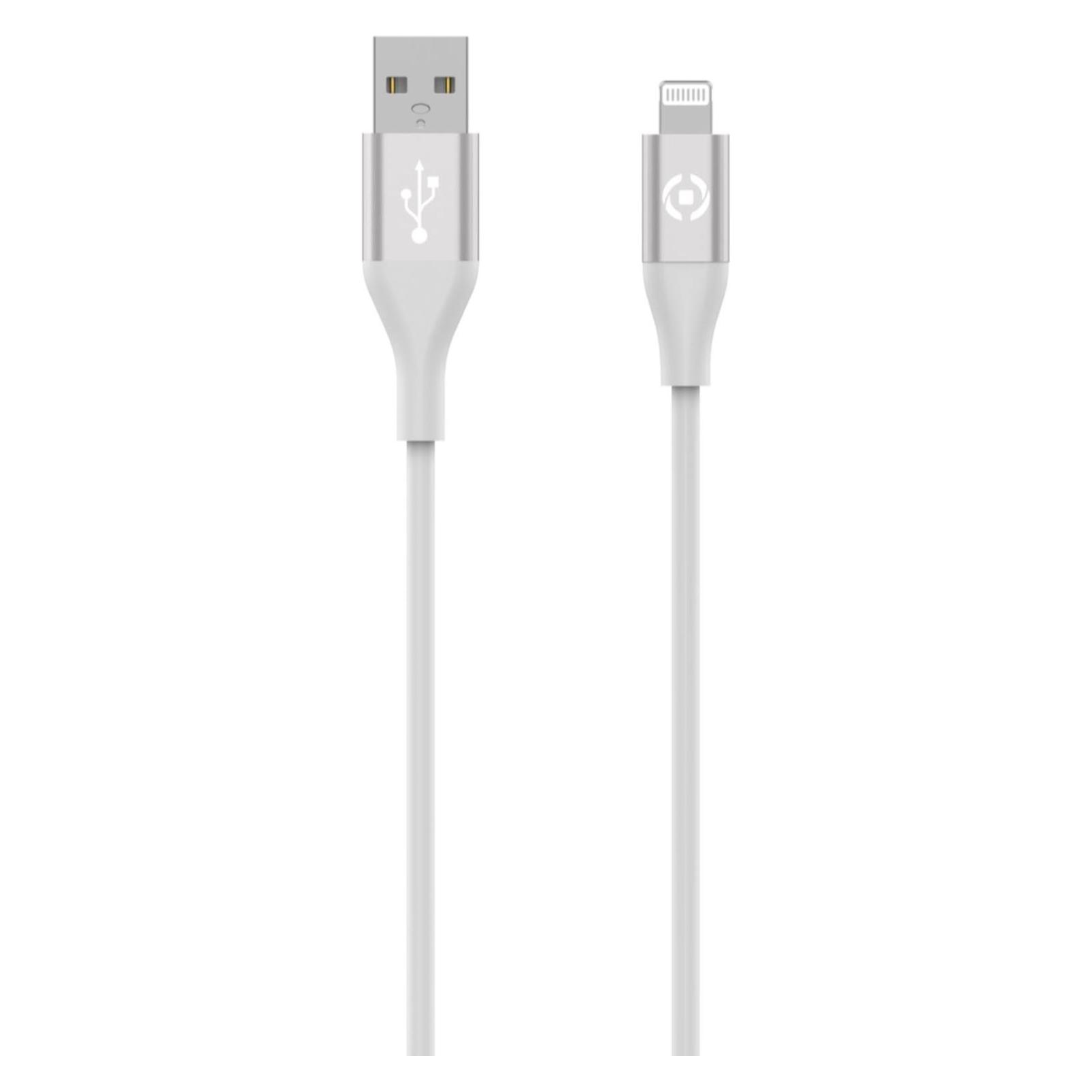 Celly USBLIGHTCOLORWH Lightning-Kabel 1,5 m Weiss (1.50 m, 12 W) (USBLIGHTCOLORWH)