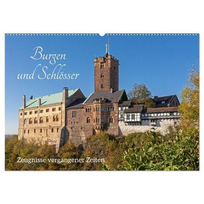 Burgen und Schlösser - Zeugnisse vergangener Zeiten (Wandkalender 2027 DIN A2 quer), CALVENDO Monatskalender