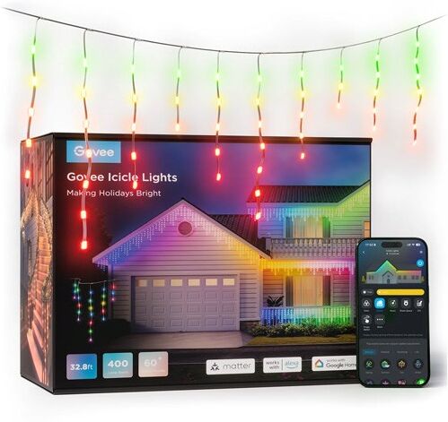 Govee LED RGB  Udendørs Lyskæde - 10M - Hvid