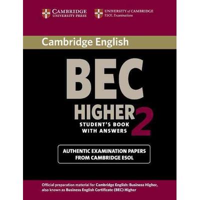 Cambridge BEC Higher 2 Student's Book with Answers, Taschenbuch von Cambridge ESOL, Klett Sprachen GmbH, 978-0-521-54458-0