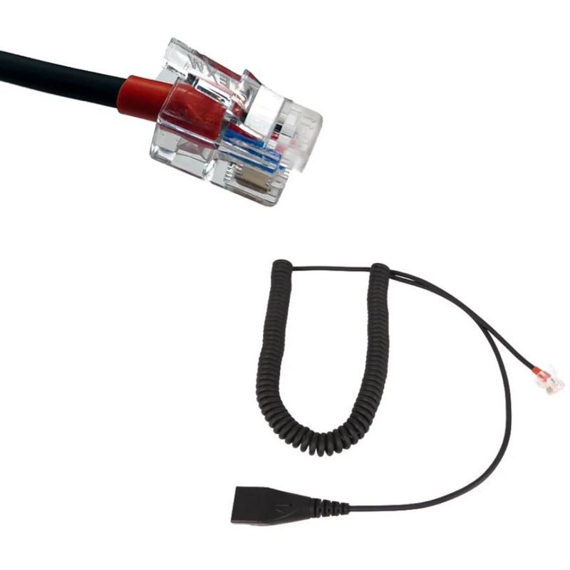 Gequdio RJ-Kabel kompat. mit Yealink,Snom,Avaya,Grandstream