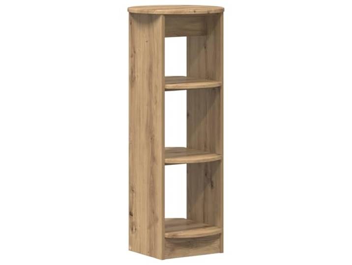 Favemtsl Seitenschrank Kommode Artisan-Eiche 40x40x100 cm Kompakter Stauraum fuer Esszimmer und Schlafzimmer, 3 robuste Ablagen, pflegeleichte Holzoptik, maximale Standfestigkeit.