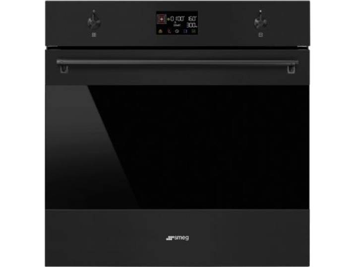 Smeg - Four Micro Onde Combiné So6302m2n - Hydrolyse - Porte Froide - Rails Télescopiques