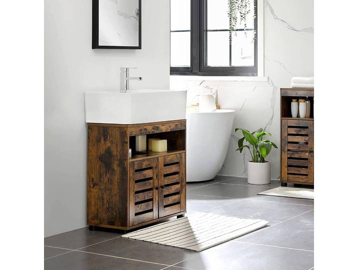 Meuble sous lavabo II 60 x 63 x 30cm Marron