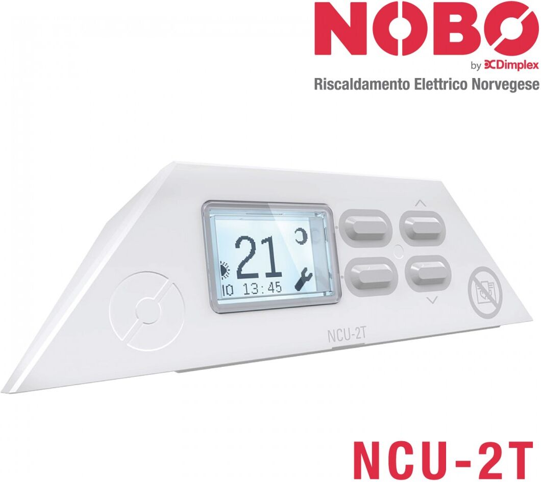 NOBO Cronotermostato digitale NCU-2T con display per radiatore elettrico Norvegese