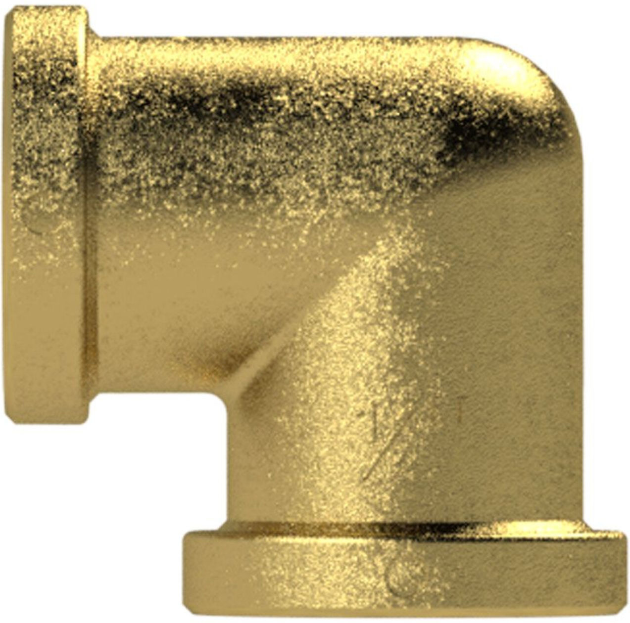Riegler Winkelstück, 90°, innen/innen, G3/8, Druck 16 bar, Messing blank (WST38MS90II)