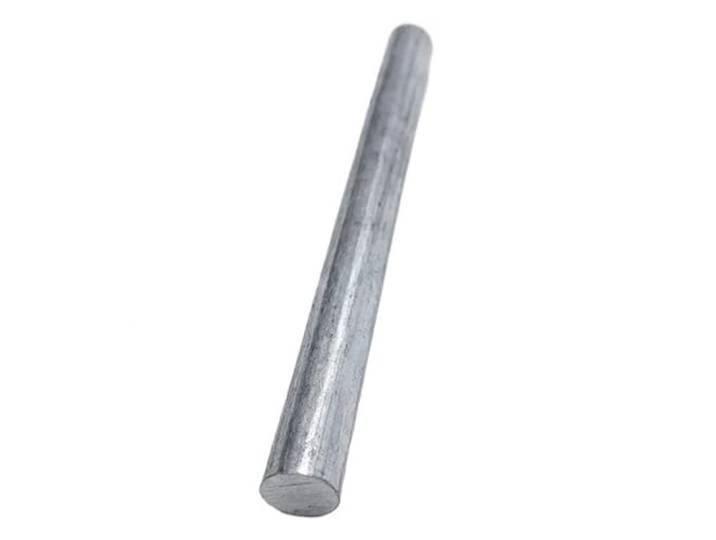 Zn-Barren, Rundstab, Durchmesser 2–30 mm, hochreiner Zinkstab for Armaturen, 100/300 mm Länge, 1 Stück(30x300mm)