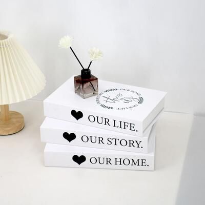 Uplift Picks Fake Books Decor Set Modern Coffee Table Decorative Book Set k