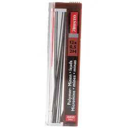 Aristo, Bleistiftminen, Feinminen (12 Stk., 0.50 mm, 2H)