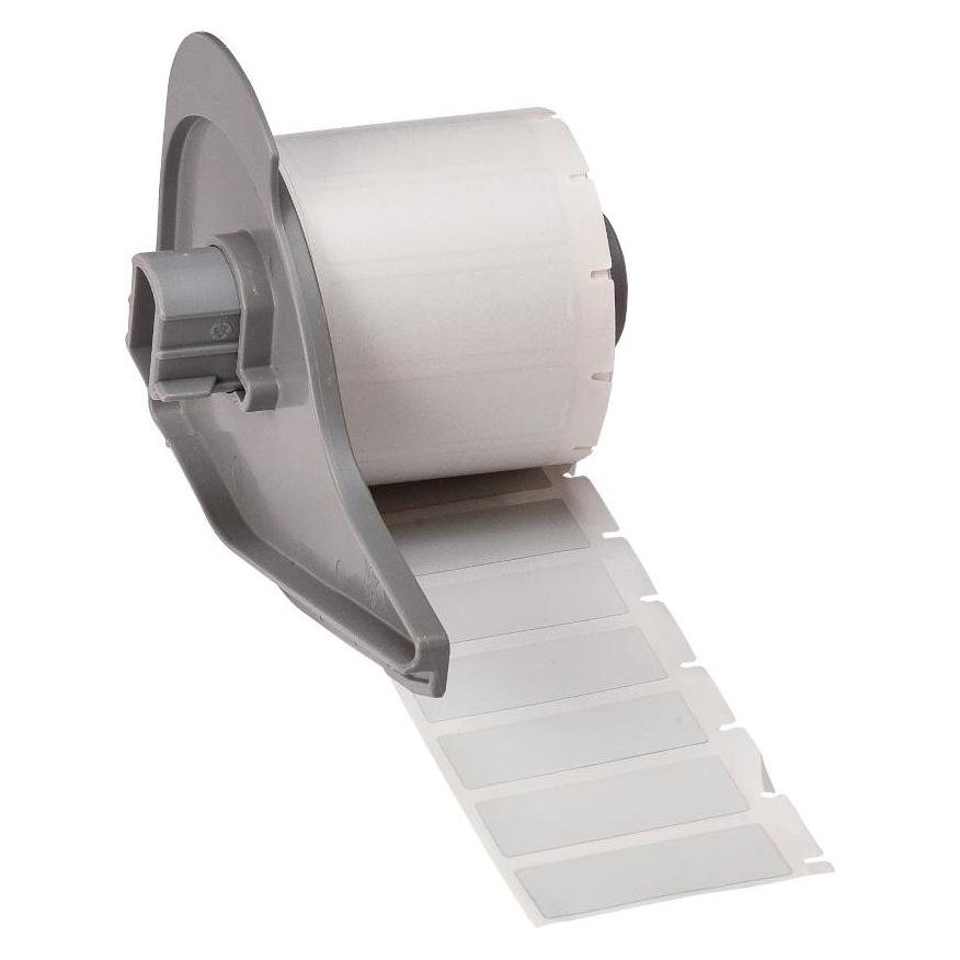 Brady M7-29-428, metallisierter Polyester, Silber, matt, 38.10 x 12.70 mm, permanent (500 E.) (46.02 mm) (M7-29-428)