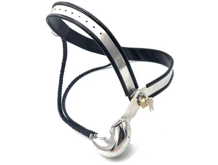 Keuschheitsgürtel Für Herren SM Edelstahl Chastity Belt Peniskäfig Keuschheitskäfig Unsichtbare Unterwäsche, Fetisch Sklave Set Chastity Device Cock Cage Extrem Sex Spielzeug für Männer