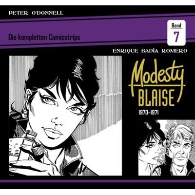 Modesty Blaise: Die kompletten Comicstrips / Band 7 1970 - 1971, Gebundene Ausgabe von Peter O'Donnell; Bocola Verlag, 978-3-946842-81-1