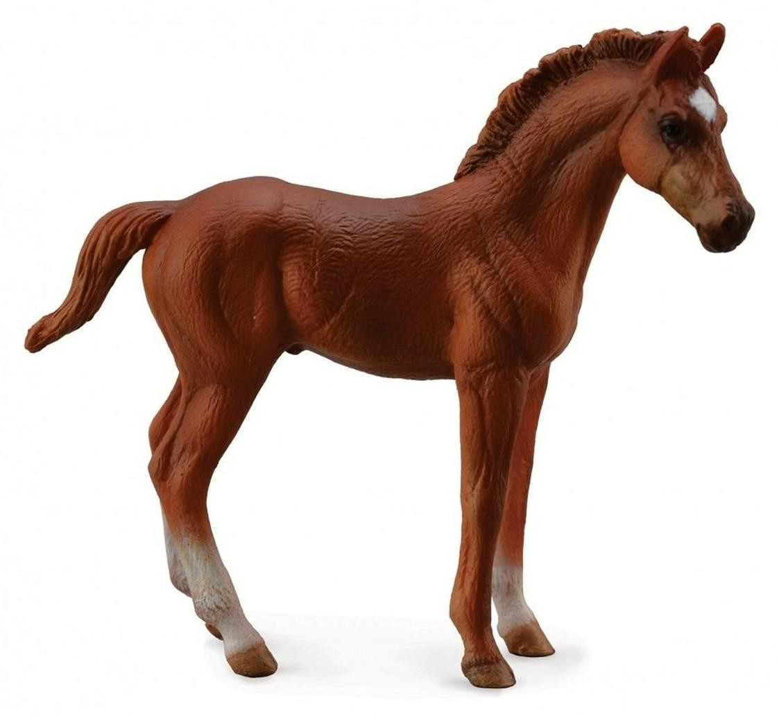 Collecta Pferdewelt Veulen Volbloed Bruin 10 cm
