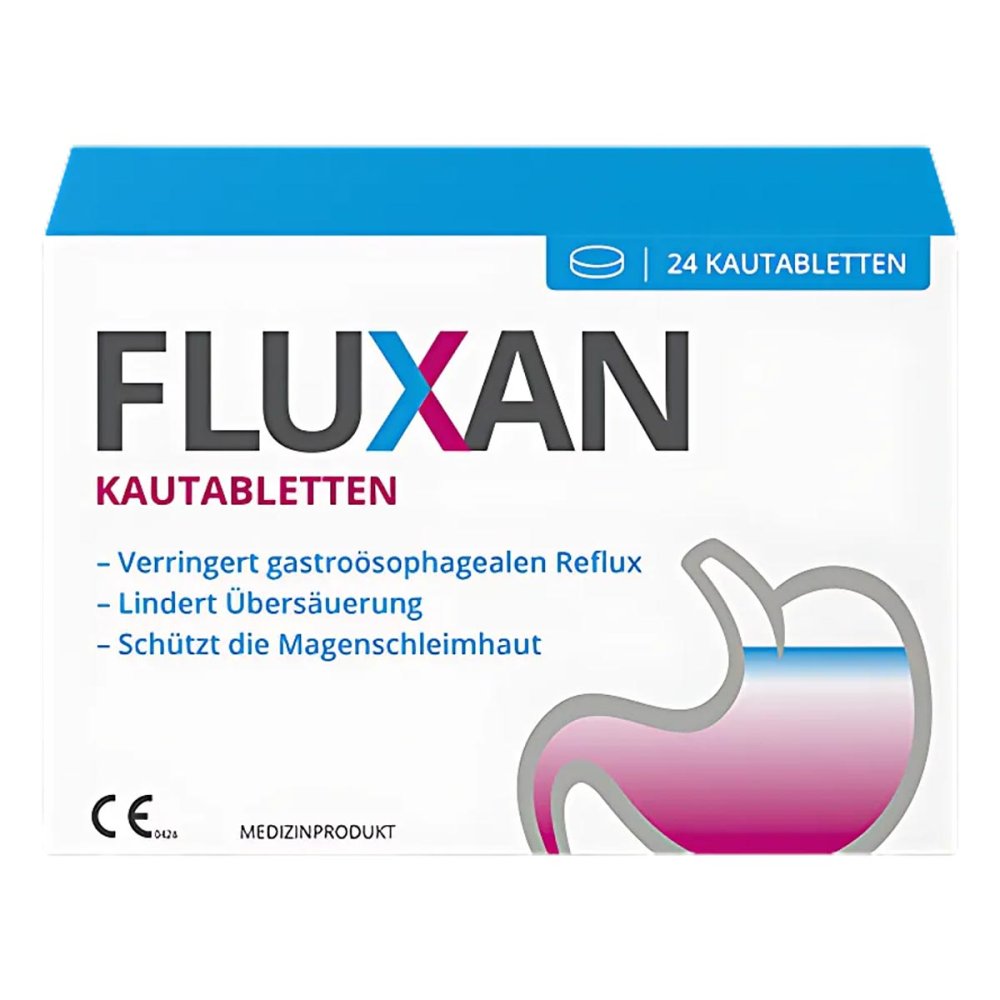 Ardeypharm GmbH Fluxan Kautabletten gegen Sodbrennen und Reflux 16505073