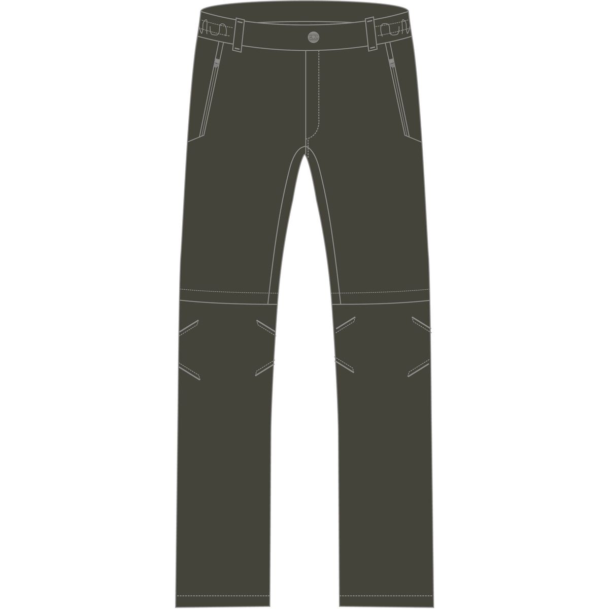 CMP MAN Zip OFF Pant pine (F963) 48 36T5037-F963-48