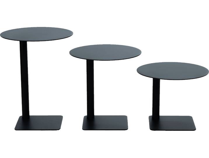 Beistelltisch SPINDER DESIGN SUNNY 30 , schwarz (schwarz, schwarz, schwarz, schwarz, schwarz, schwarz), B/H/T: 40cm x 30cm x 40cm, Tische, Beistelltisch, Beistelltisch aus Stahl