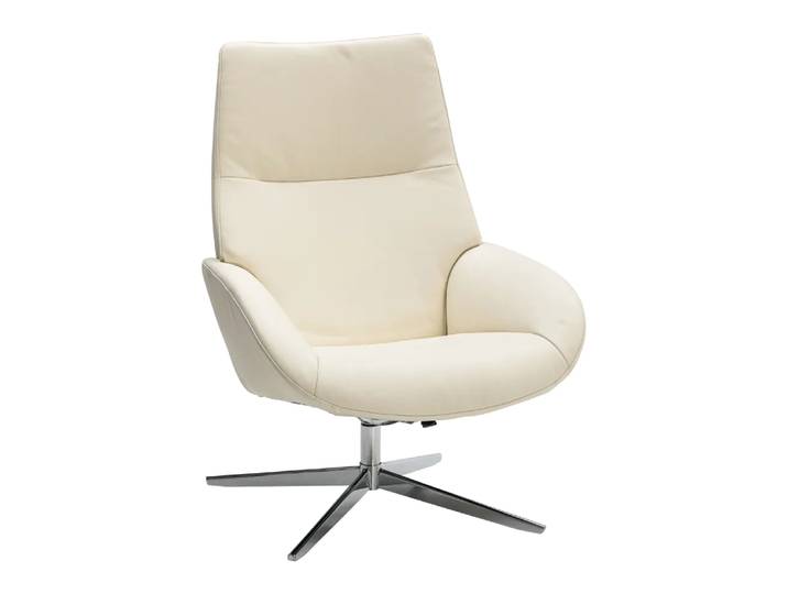 Sessel Lotus, Edition, weiss, Leder