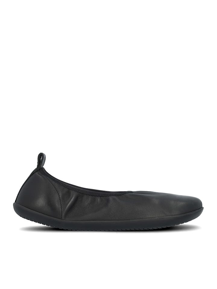 Groundies Leder-Barfußschuhe "Ballet 2.0" in Schwarz - 37