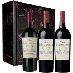 Geschenkset - Mise de la Baronnie - Baron Philippe de Rothschild - 3 Fl. - 2.25L