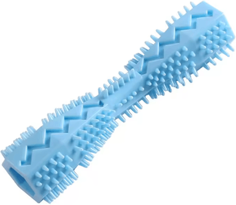 Inspire Picks Chew Clean Interactive Dog Chew Stick For Teeth Cleaning & Treat Play blue