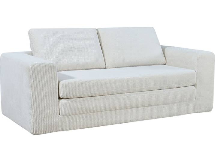 Vakuum-Schlafsofa EASY Stoff beige