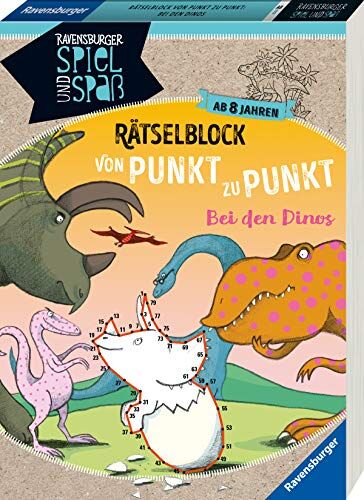 Martine Richter - Rätselblock von Punkt zu Punkt: Bei den Dinos (Ravensburger Spiel und Spaß) - Preis vom 13.10.2026 11:25:28 h