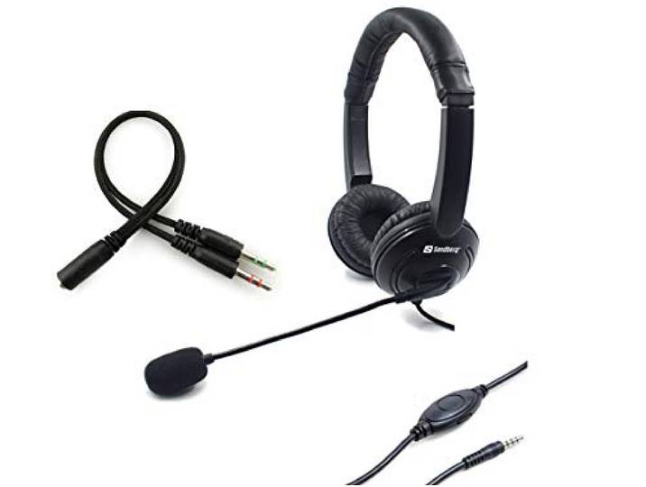 Sandberg 8886906000 MiniJack Headset Saver MiniJack Headset Saver, 326-15 (MiniJack Headset Saver, Headset, Headband, Calls & Music, Zwart, Binauraal, Knoppen), Eén maat