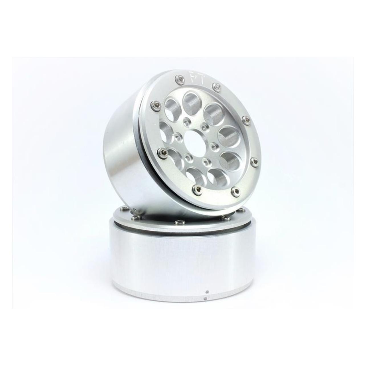 Metsafil beadlock wheels gun silber/silber 1.9 (2 st.) ohne radnabe (MT5020SS)