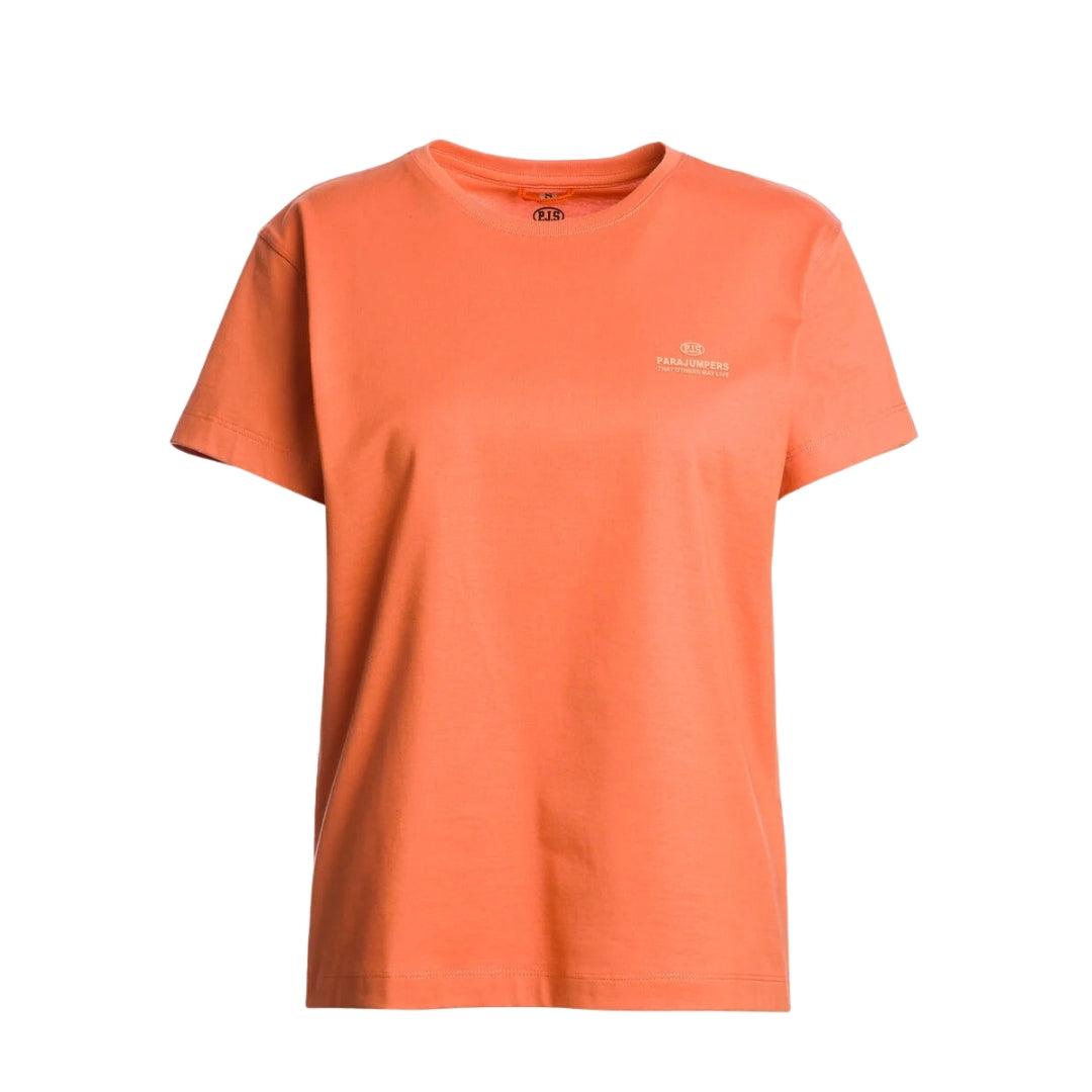 Parajumpers Wit Logo Canyon Sunset T-shirt