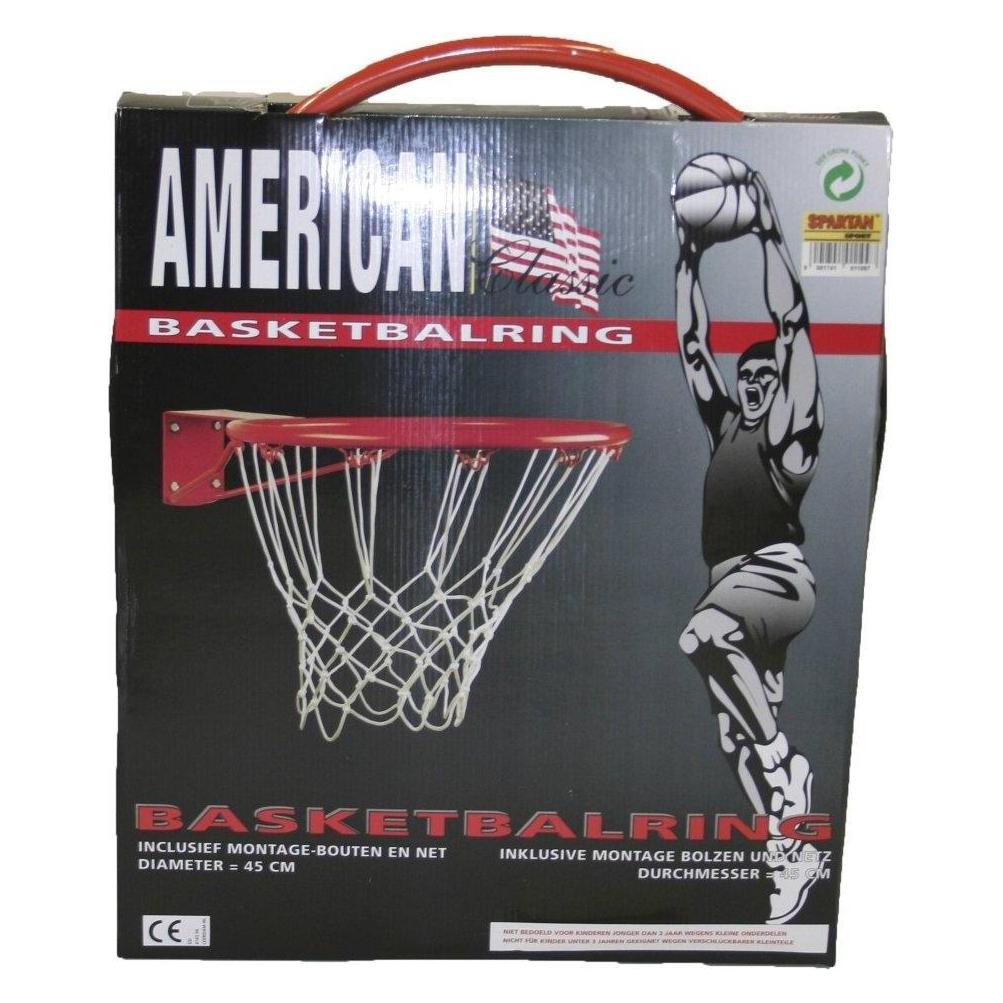Spartan Sport Verstärkter Basketballkorb mit Spartan-Federn (1109)