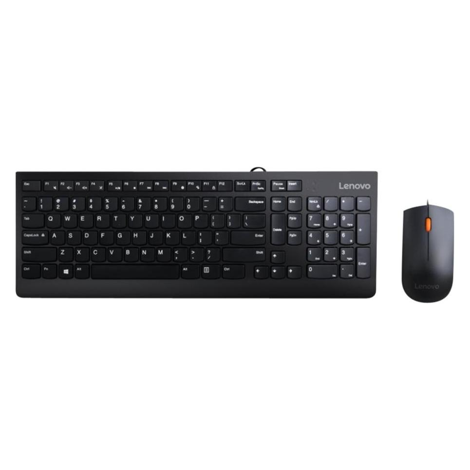 Lenovo 300 USB Combo Keyboard&Mouse USB (US, Kabelgebunden) (GX30M39606)