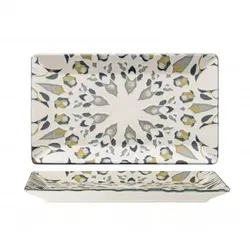 Rechteckiges Tablett „Amalfi“ 25 x 15 cm, Digitaldruck M1934, 6er-Pack